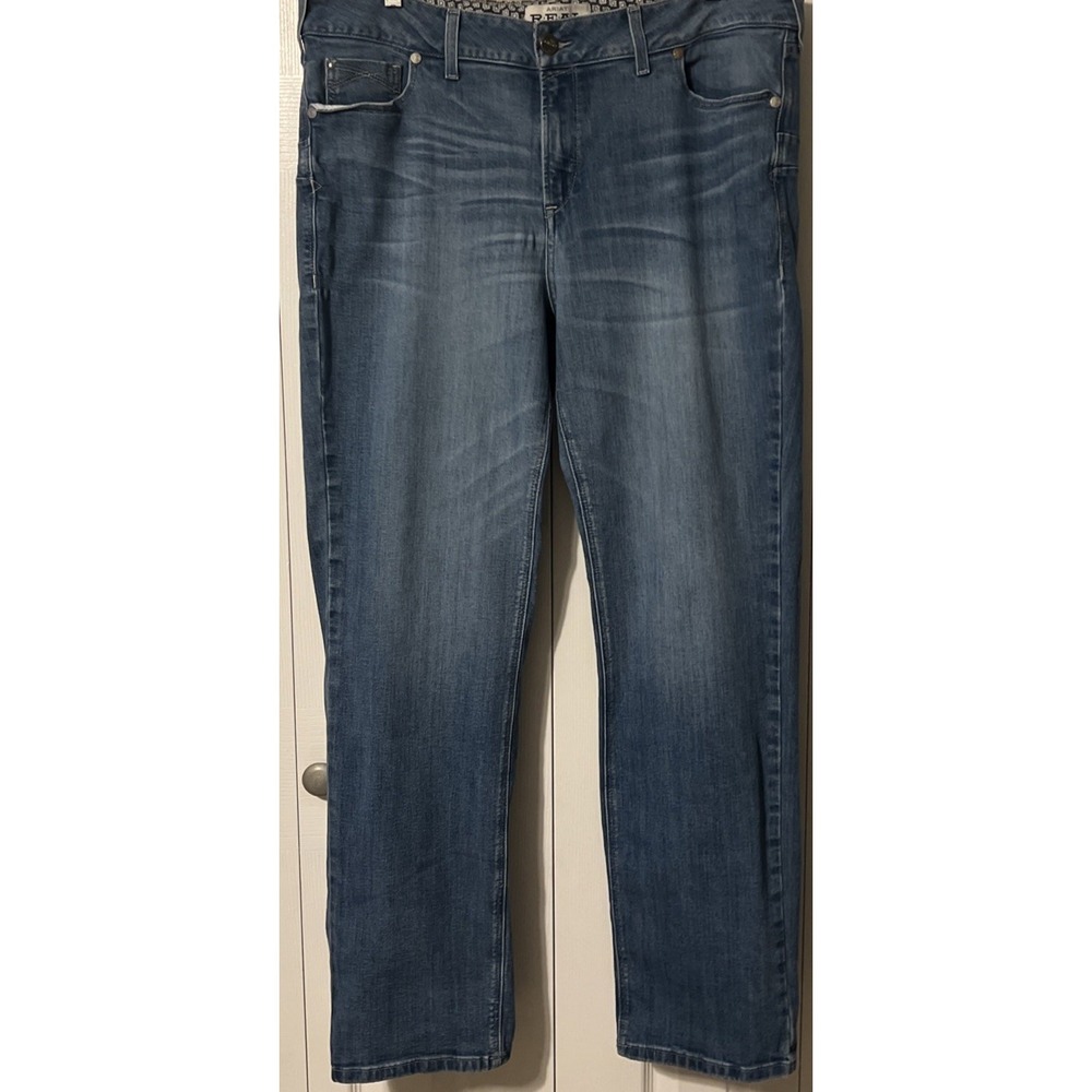 Ariat Women's R.E.A.L. Perfect Rise Clover Straight Jeans Size 22WL (42x35) - Picture 10 of 11